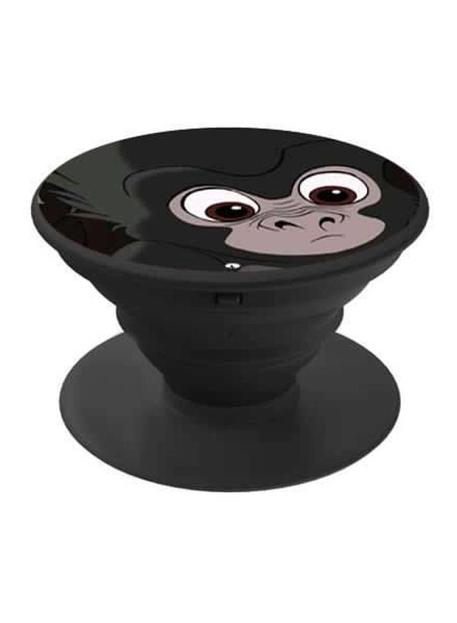 بي بي مقبض هاتف منبثق مزين بطبعة أسود/ أخضر/ بيج - Image 1