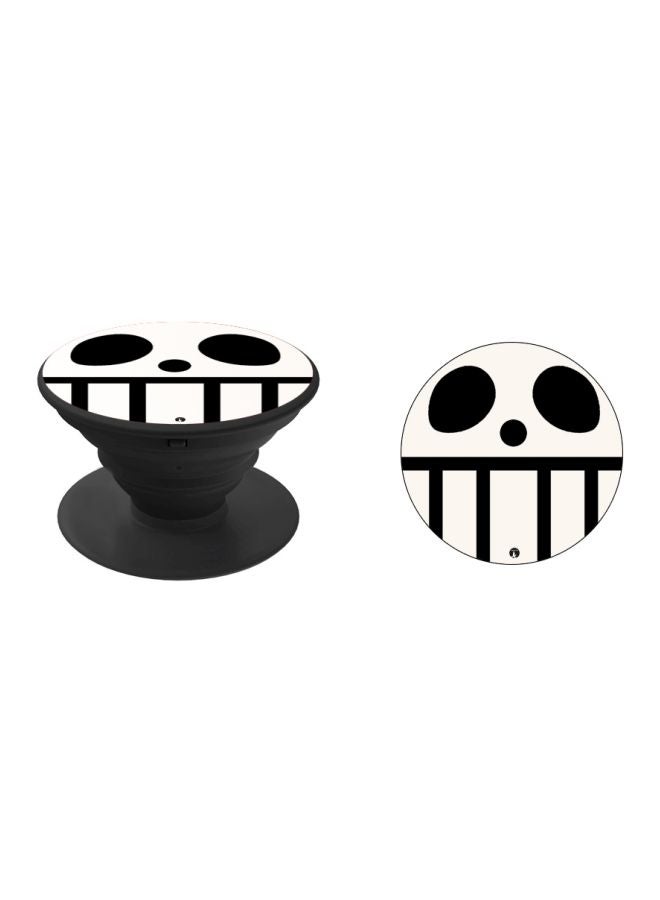 BP Cartoon Printed Pop Socket Phone Grip Black/White - Image 2
