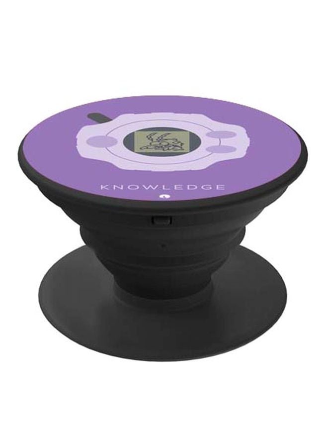 BP Printed Pop Socket Phone Grip Purple/Green/Black - Image 1