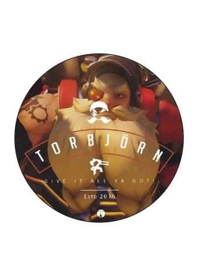 BP Printed Pop Socket Phone Grip Beige/Red/Black - Image 2