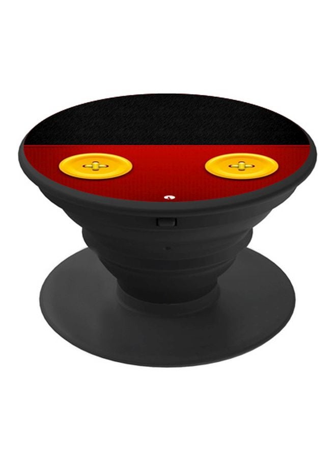 BP Printed Pop Socket Phone Grip Black/Red/Yellow - Image 1