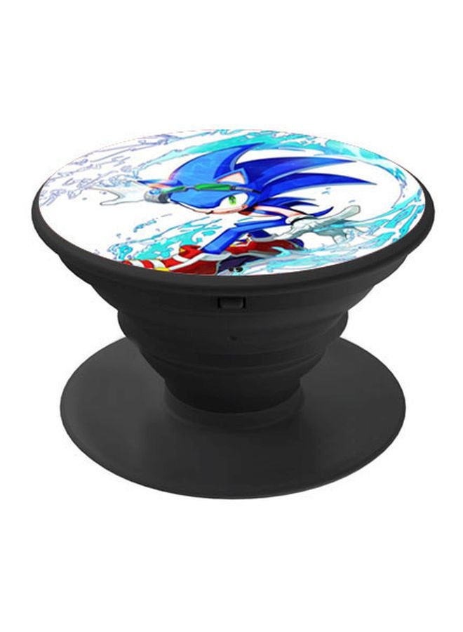 BP Printed Pop Socket Phone Grip Black/Blue/White - Image 1