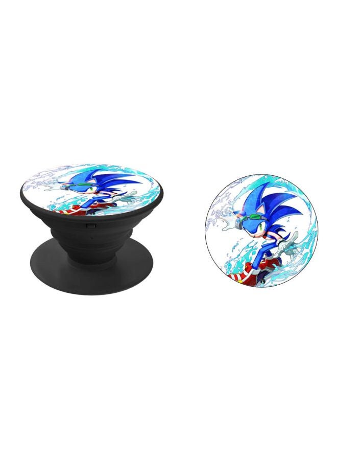 BP Printed Pop Socket Phone Grip Black/Blue/White - Image 2