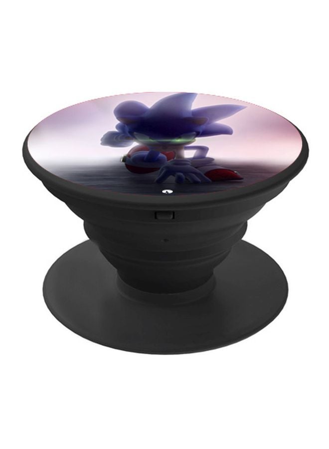 BP Printed Pop Socket Phone Grip Black/Blue/Grey - Image 1