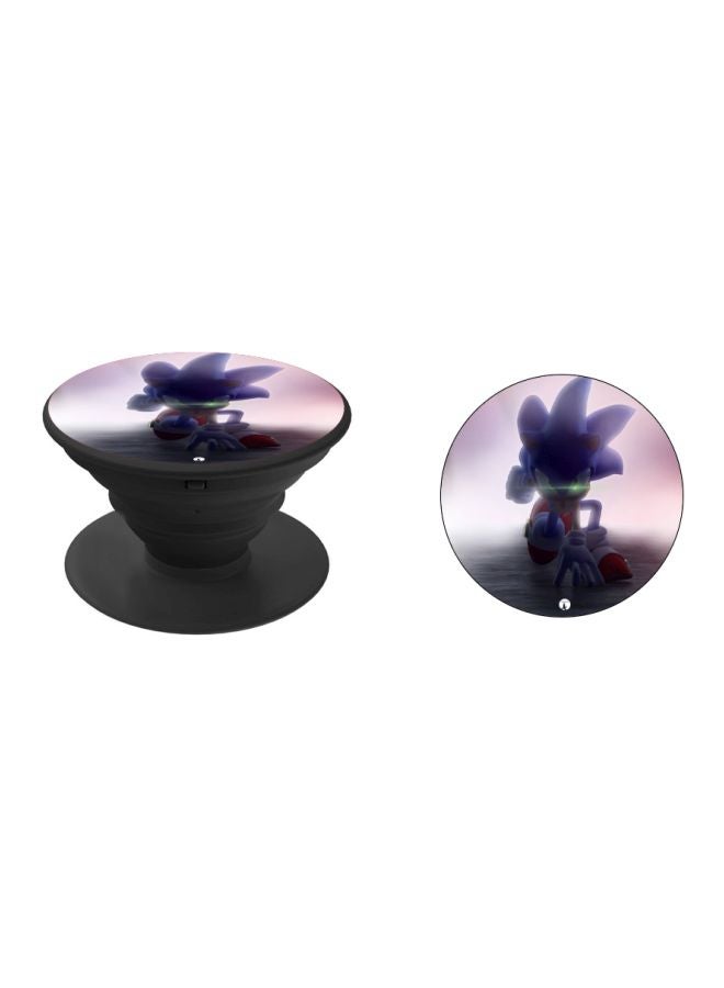 BP Printed Pop Socket Phone Grip Black/Blue/Grey - Image 2
