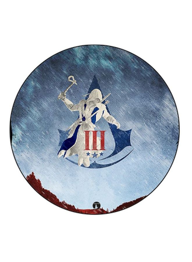 بي بي مقبض هاتف منبثق مزين بطبعة أزرق/أبيض/أحمر - Image 2