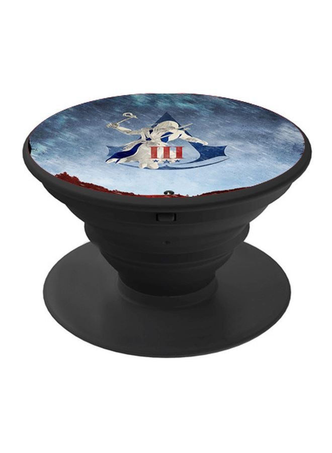 بي بي مقبض هاتف منبثق مزين بطبعة أزرق/أبيض/أحمر - Image 1