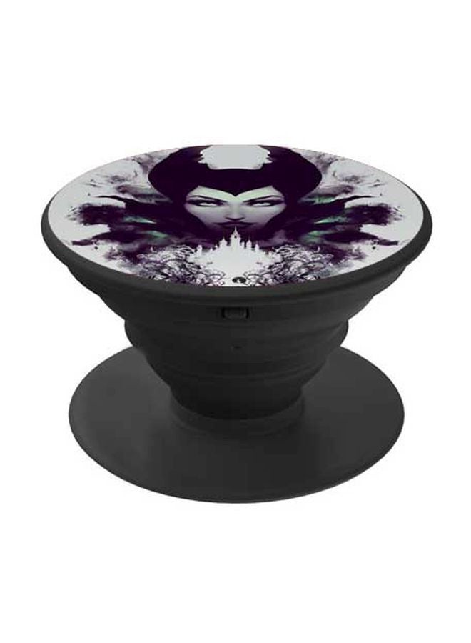 BP Printed Pop Socket Phone Holder Black/Purple/Green - Image 1