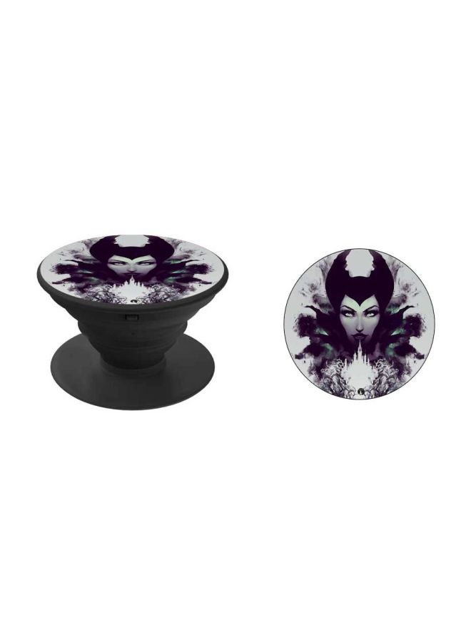 BP Printed Pop Socket Phone Holder Black/Purple/Green - Image 2