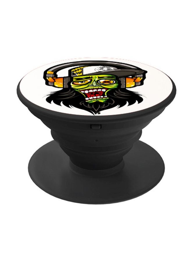 BP Printed Pop Socket Phone Holder Black/Green/Grey - Image 1