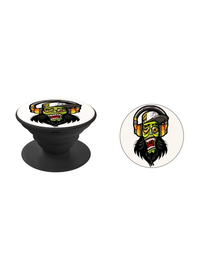 BP Printed Pop Socket Phone Holder Black/Green/Grey - Image 2