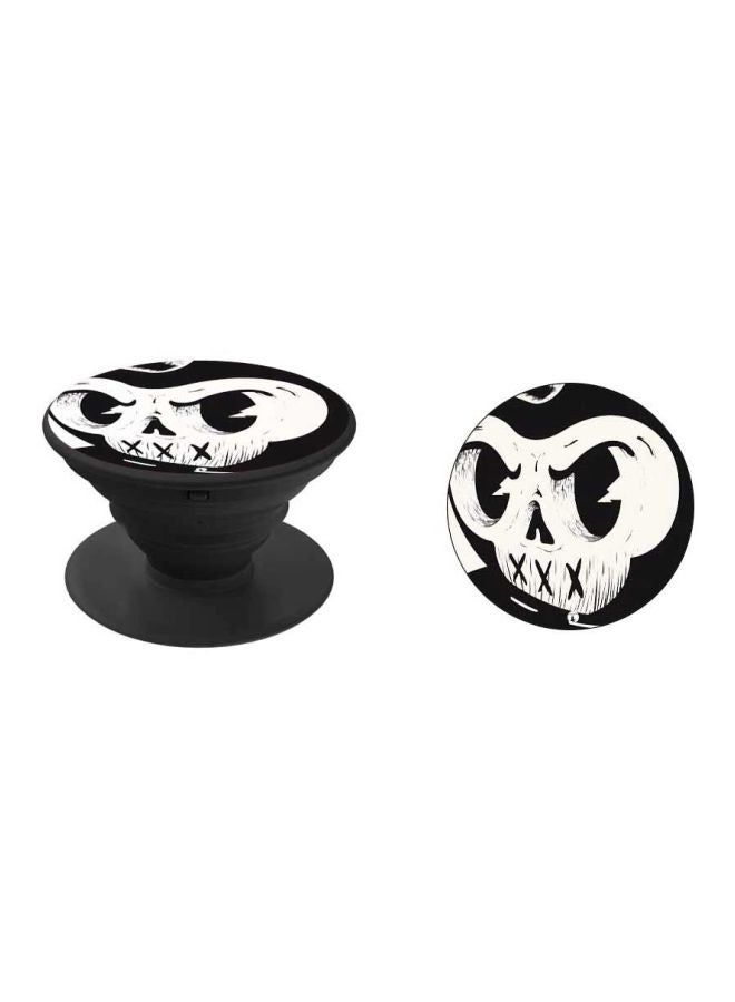 BP Printed Pop Socket Phone Holder Black/White - Image 2