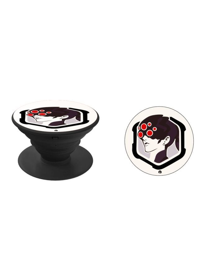 BP Printed Pop Socket Black/White/Red - Image 2