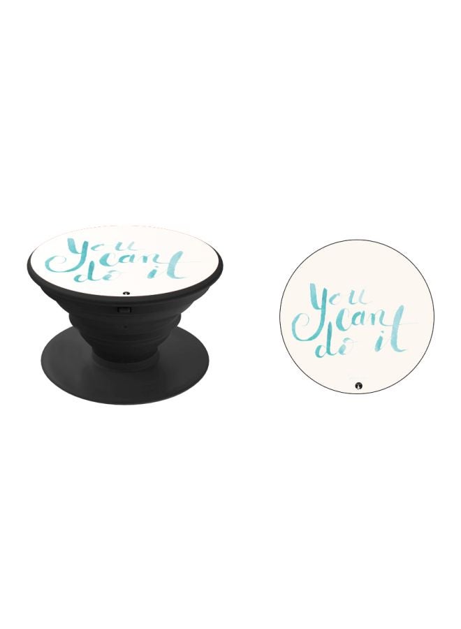 BP You Can Do It Printed Pop Socket White/Blue/Black - Image 2