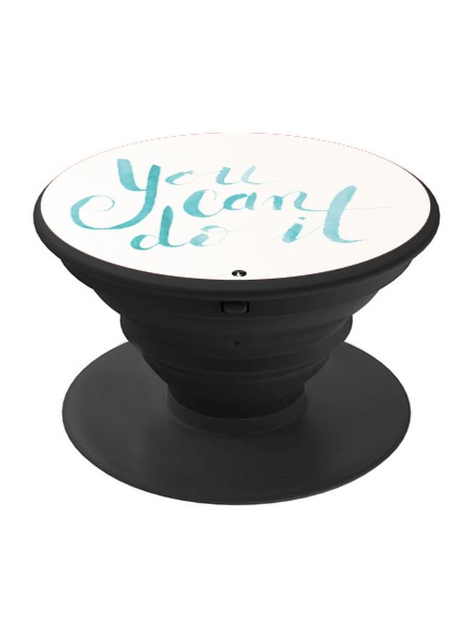 BP You Can Do It Printed Pop Socket White/Blue/Black - Image 1
