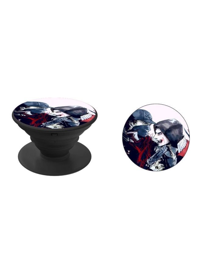BP Printed Pop Up Phone Grip Blue/White/Red - Image 2