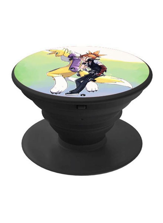 BP Pokémon Printed Pop Socket Green/Yellow/Black - Image 1