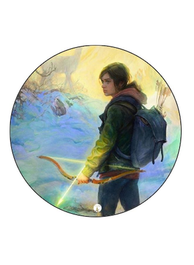 بي بي حامل هاتف على شكل مقبض أصابع منبثق بطبعة رسومات كرتونية متعدد الألوان - Image 2