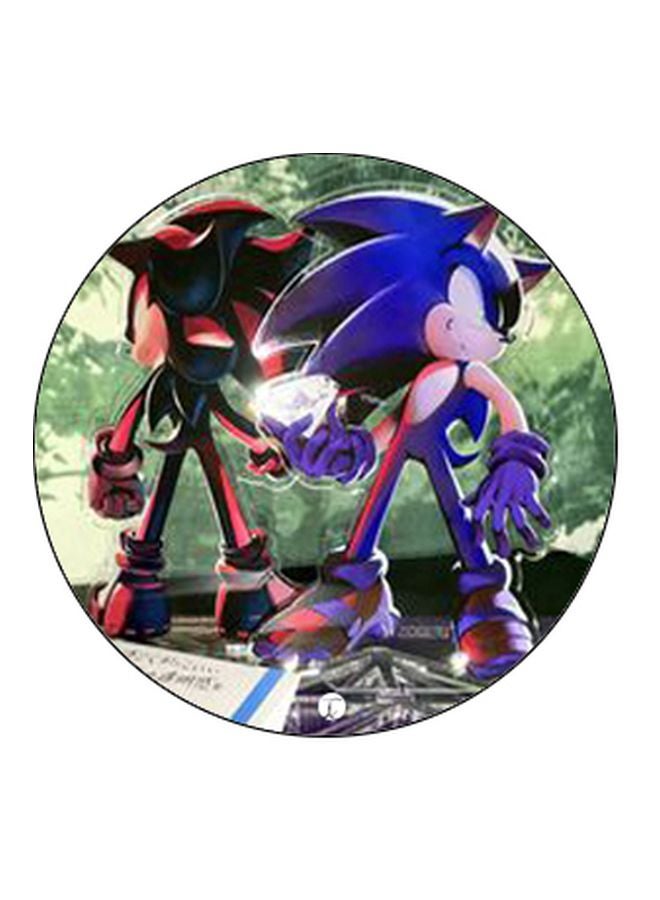 بي بي حامل هاتف على شكل مقبض أصابع منبثق بطبعة رسومات كرتونية متعدد الألوان - Image 2