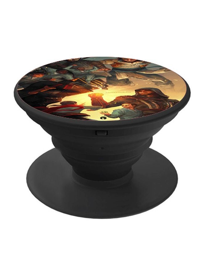 BP Cartoon Printed Pop Up Finger Grip Phone Holder Multicolour - Image 1