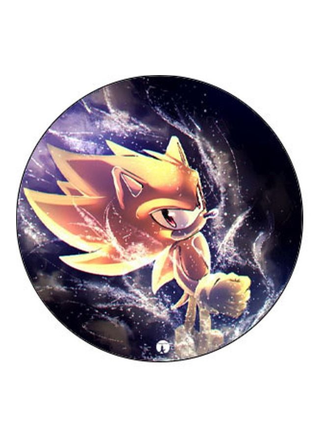 BP Printed Pop Socket Black/Yellow/Purple - Image 2