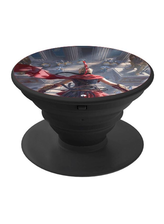 BP Printed Pop Socket Red/Grey/Black - Image 1