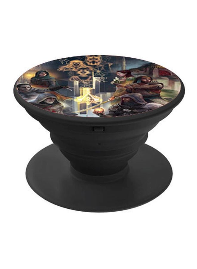 بي بي حامل هاتف على شكل مقبض أصابع منبثق بطبعة رسومات كرتونية متعدد الألوان - Image 1