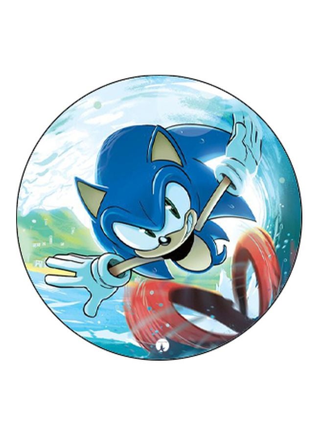 بي بي حامل هاتف على شكل مقبض أصابع منبثق بطبعة رسومات كرتونية أسود/أزرق/ أحمر - Image 2