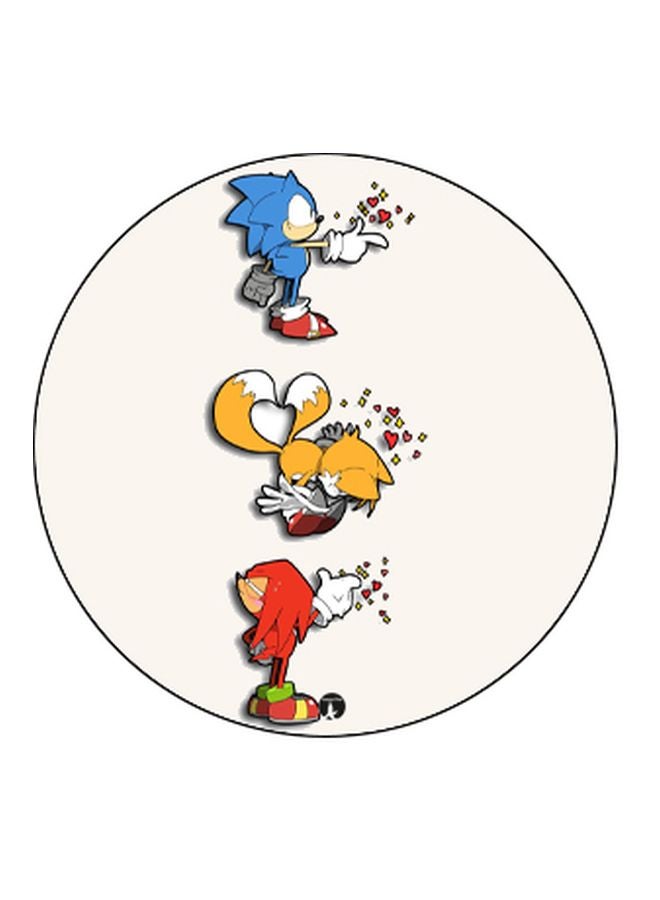 BP Printed Pop Socket White/Blue/Yellow - Image 2