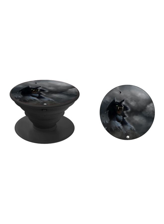 Printed Pop Socket Black/Grey