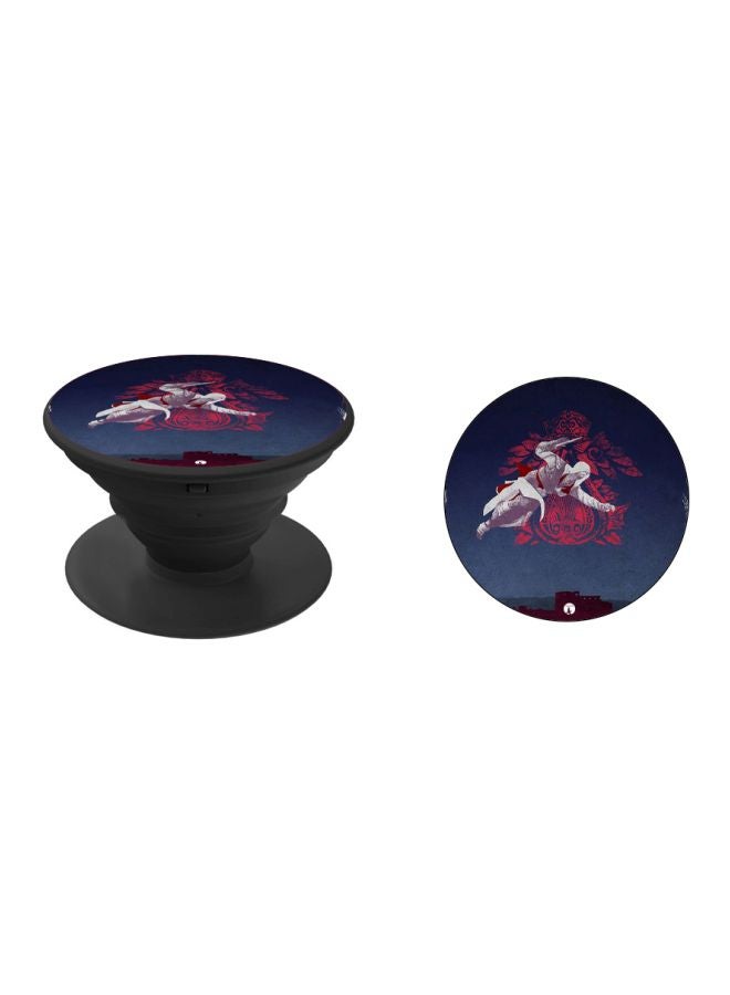BP Printed Pop Socket Black/White/Red - Image 2