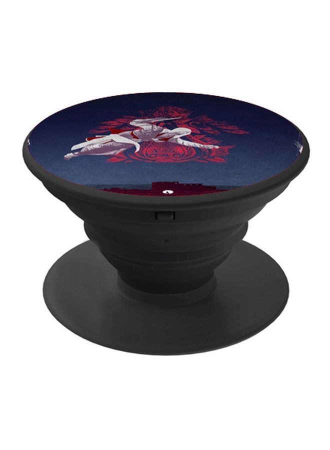 BP Printed Pop Socket Black/White/Red - Image 1