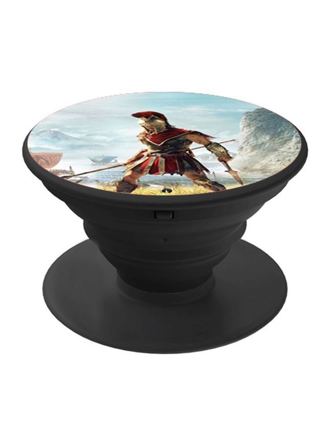 BP Cartoon Printed Pop Up Finger Grip Phone Holder Black/Blue/Red - Image 1