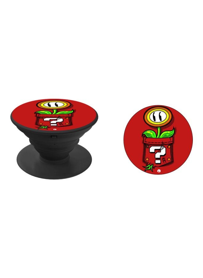 BP Printed Pop Socket Black/Red/Green - Image 2