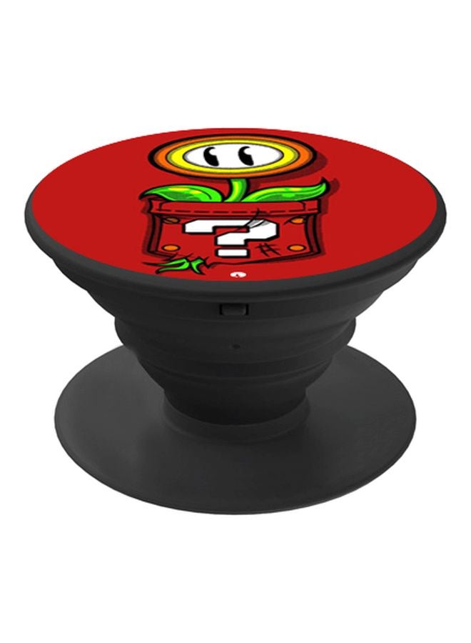BP Printed Pop Socket Black/Red/Green - Image 1
