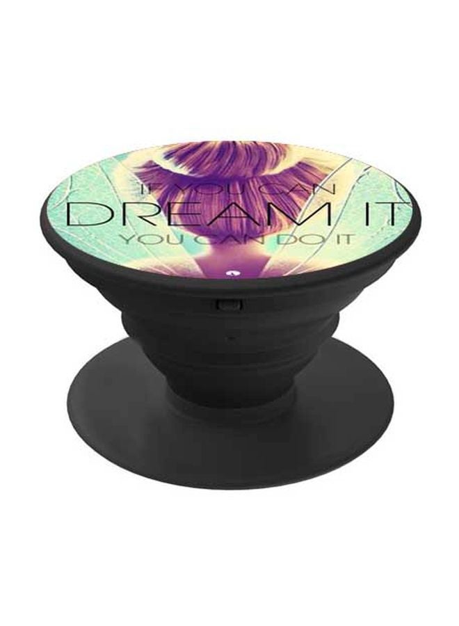 BP Printed Pop Socket Black/Green/Brown - Image 1