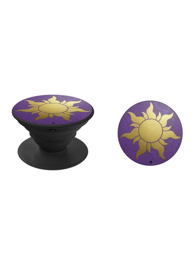 BP Printed Pop Socket Purple/Gold/Black - Image 2