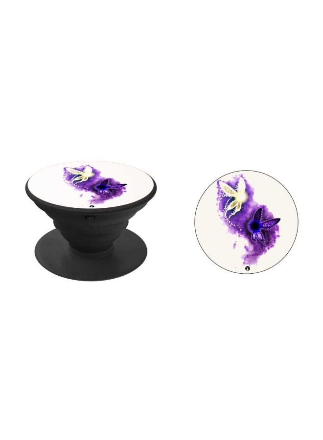 BP Printed Pop Socket Black/Purple/White - Image 2