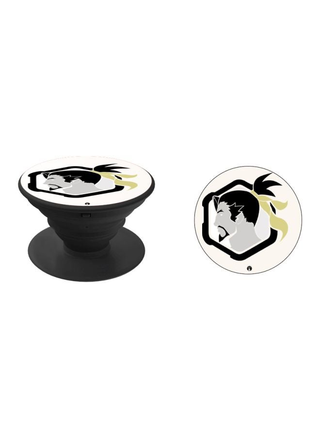 BP Printed Pop Socket Black/White/Beige - Image 2