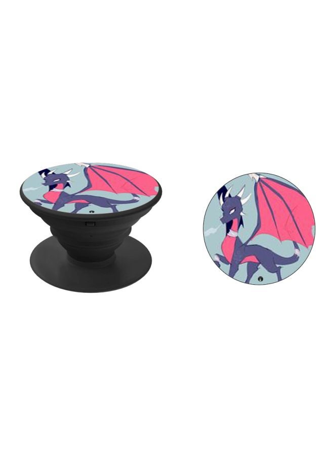 BP Cartoon Printed Pop Socket Finger Grip Phone Holder Black/Pink/Blue - Image 2