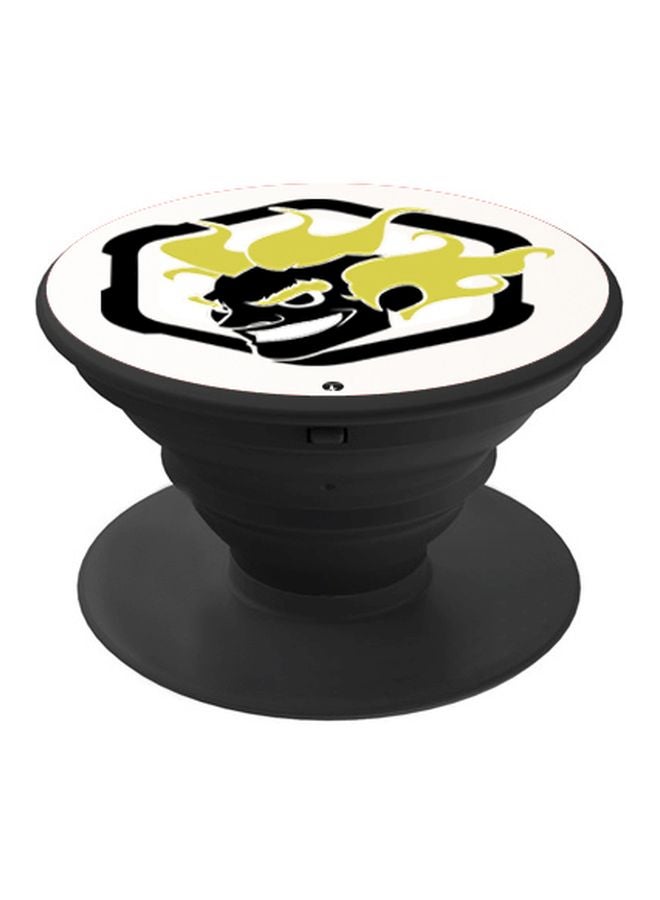 BP Printed Pop Socket Black/White/Yellow - Image 1