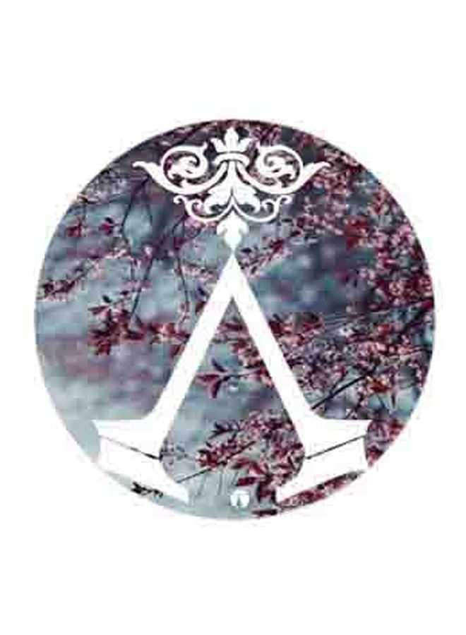 BP Printed Pop Up Finger Grip Phone Holder White/Grey/Purple - Image 2