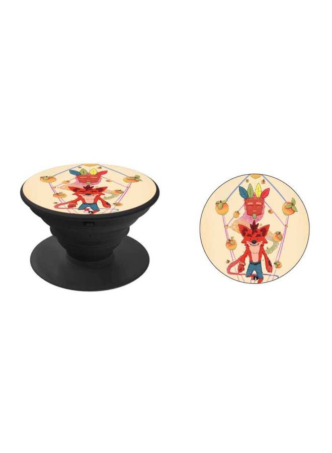 BP Printed Pop Socket Beige/Red/Blue - Image 2