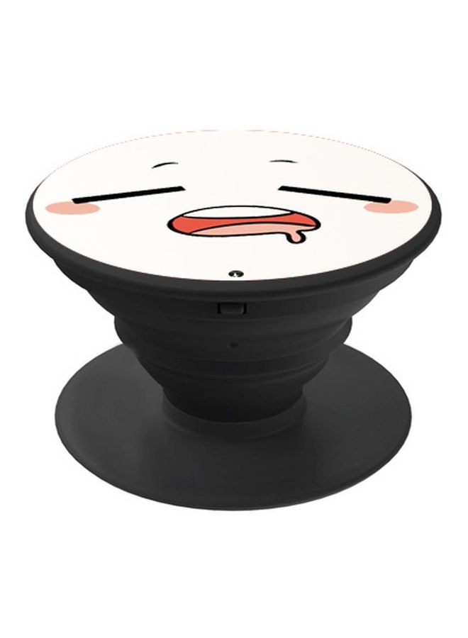 بي بي حامل بوب سوكيت بتصميم مطبوع أبيض/زهري/برتقالي - Image 1