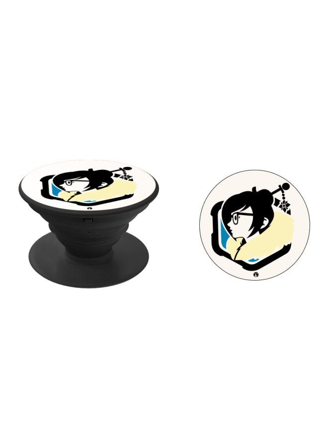 BP Printed Pop Socket Black/Yellow/Blue - Image 2