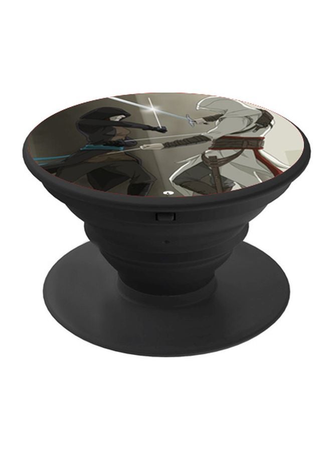 BP Printed Pop Socket Black/Grey/Red - Image 1