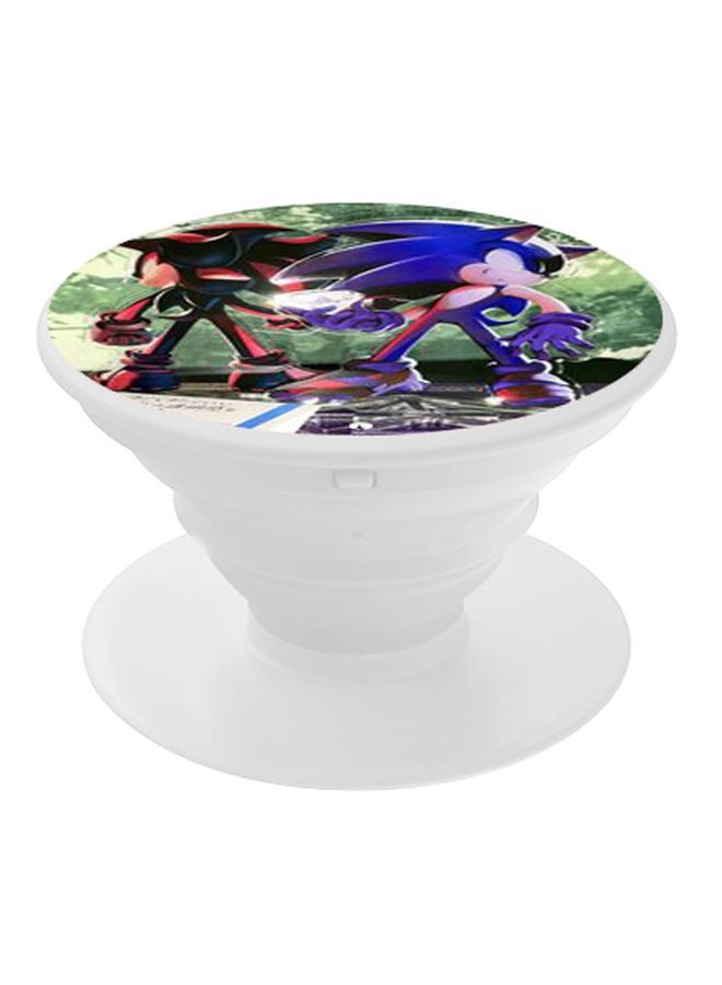 BP Printed Pop Socket White/Blue/Green - Image 1