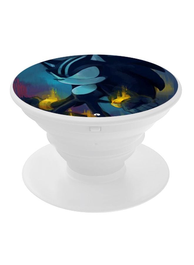 BP Printed Pop Socket White/Blue/Yellow - Image 1