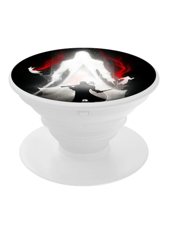 بي بي حامل هاتف على شكل مقبض أصابع منبثق بطبعة شخصيات من لعبة "Assassin's Creed" أبيض/أسود/أحمر - Image 1