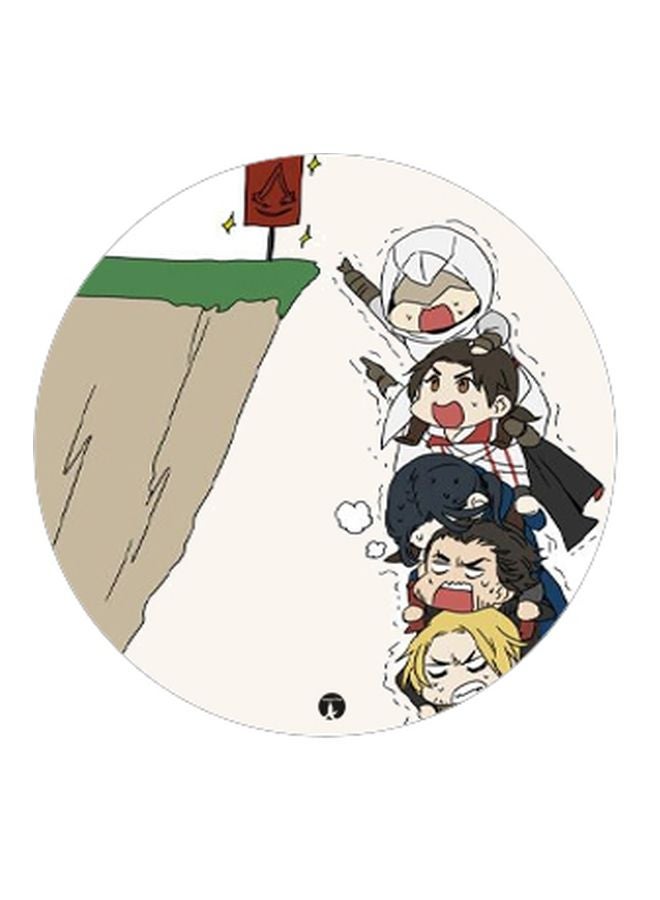 بي بي حامل بوب سوكيت بتصميم مطبوع أبيض/بيج/أخضر - Image 2